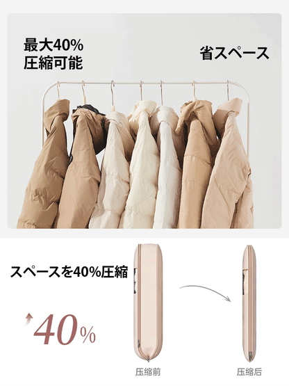 CLOAKLY™ 防塵・圧縮・掛け収納可能な衣類収納袋