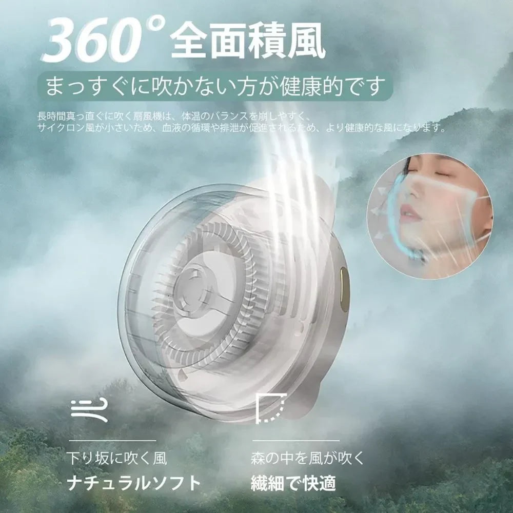 楽ミニ扇風™・クリップ式｜360度風向調節